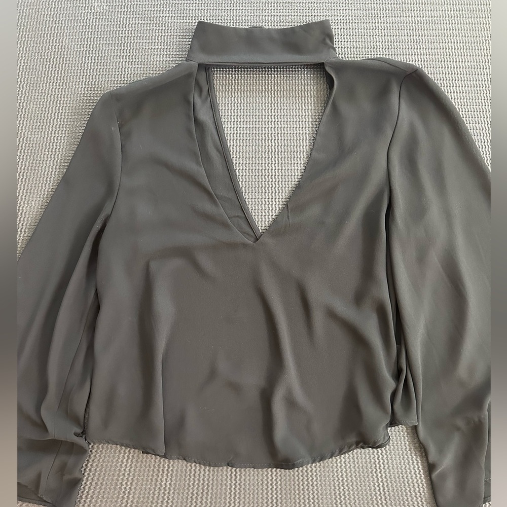 Show Me Your Mumu Black Long Sleeved Top